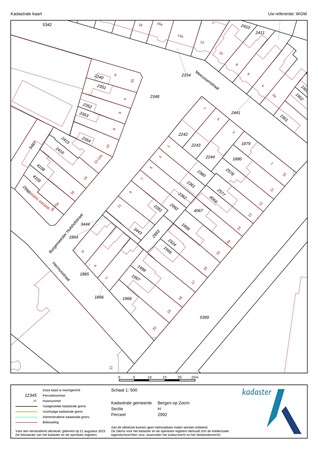 Floorplan - Burgemeester Hulshofstraat 7, 4611 BN Bergen op Zoom